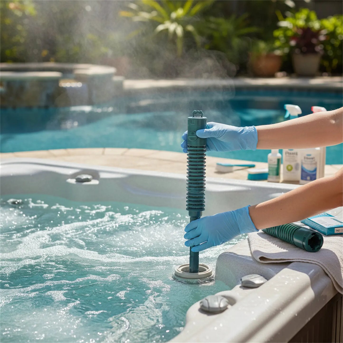 Pool Spa Filter Cartridge Water Purification Core Component Durable Material Easy Installation For Hot Tubs And Pools Peaceful Pleasures Health and Wellness