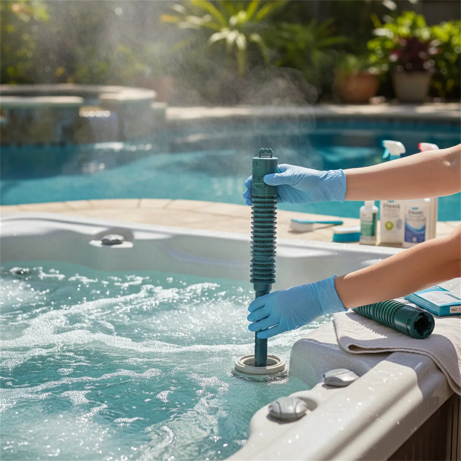 Pool Spa Filter Cartridge Water Purification Core Component Durable Material Easy Installation For Hot Tubs And Pools Peaceful Pleasures Health and Wellness