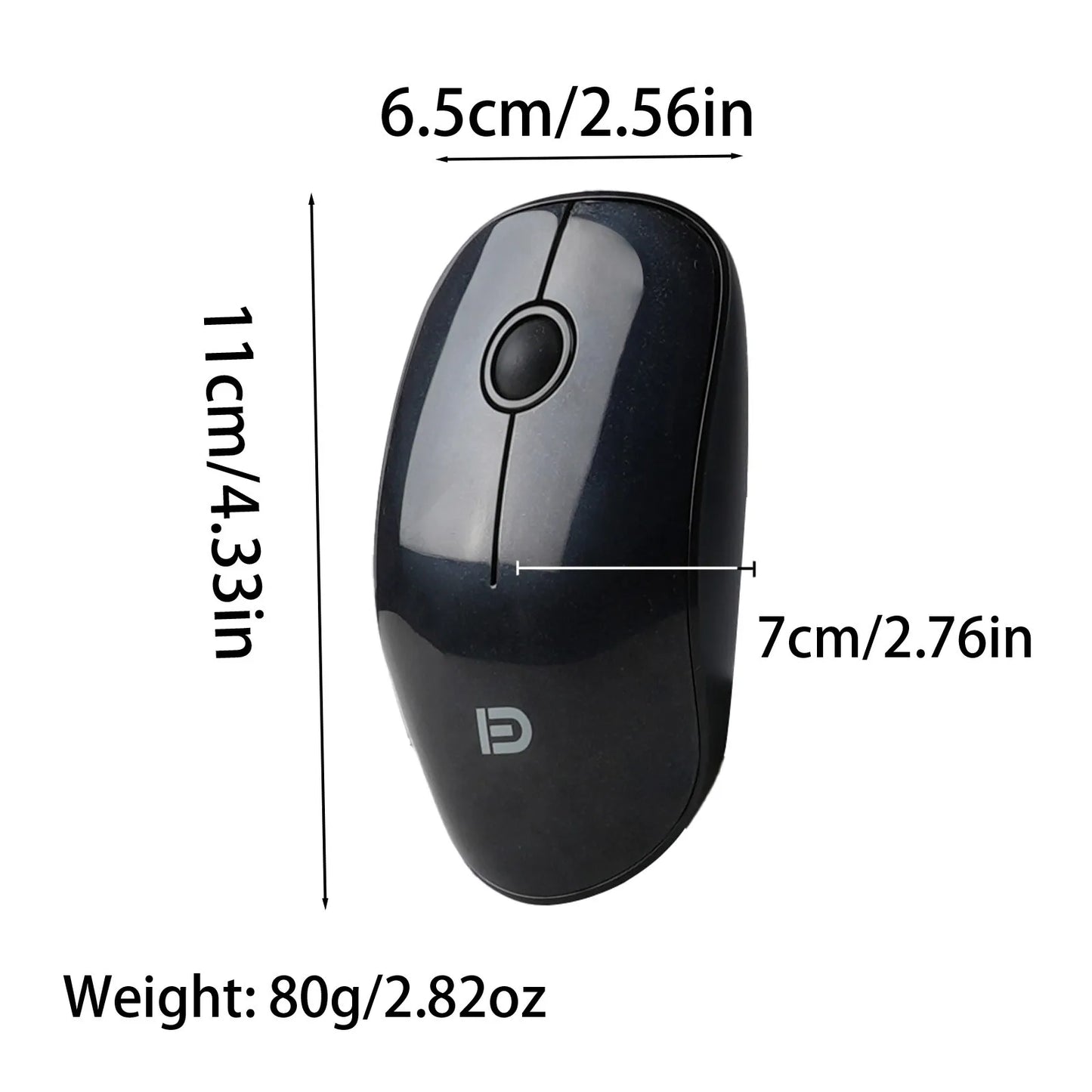 New Wireless Mouse silent mouse 2.4g portable Compatible with Multiple System Mice, Simple Design Mouse Computer & Accessories Peaceful Pleasures Health and Wellness