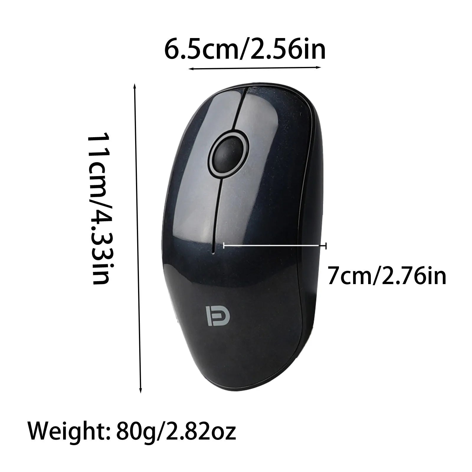 New Wireless Mouse silent mouse 2.4g portable Compatible with Multiple System Mice, Simple Design Mouse Computer & Accessories Peaceful Pleasures Health and Wellness