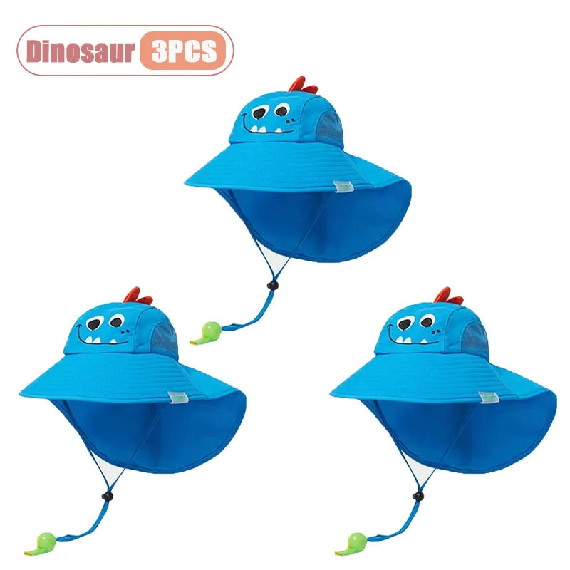 Kids Wide Brim UV Sun Hat | Boys & Girls Bucket Cap