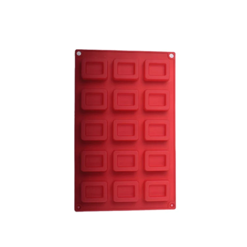 Square Donut Silicone Mold – Cake, Chocolate & Ice Cube Tray Silicone Baking Mold Peaceful Pleasures Health and Wellness style 2