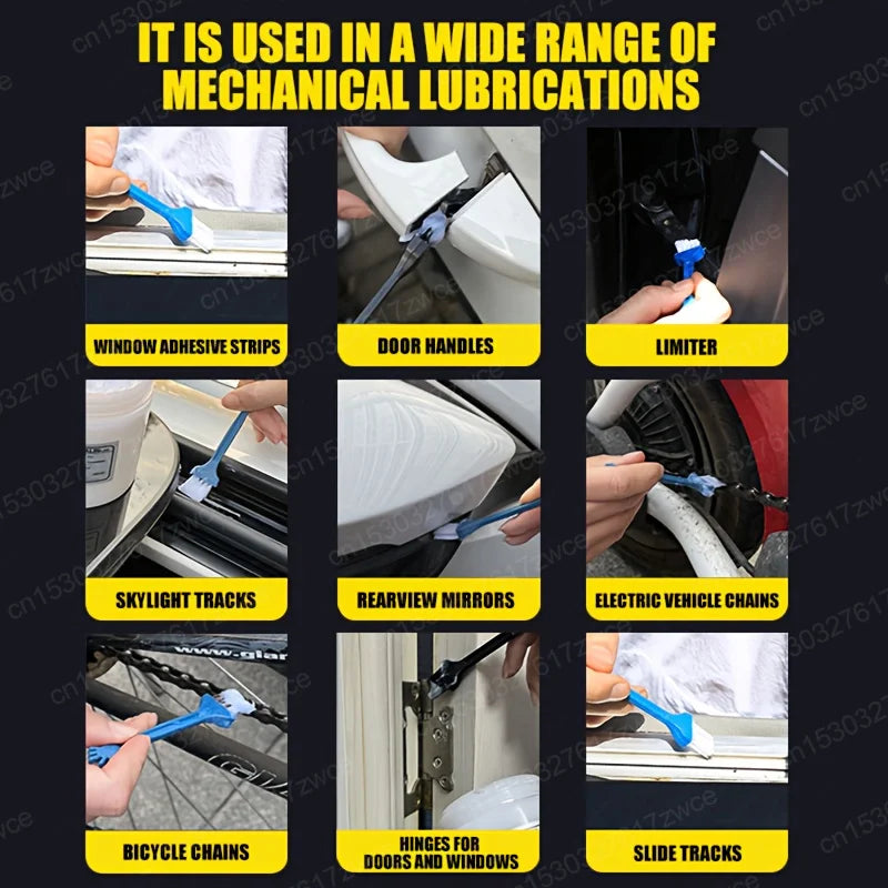 Car & Home Lubricant Grease Car Sunroof Track Lubricating Rubber Seal Repair Maintenance Lubrication Grease Polish Tools Peaceful Pleasures Health and Wellness