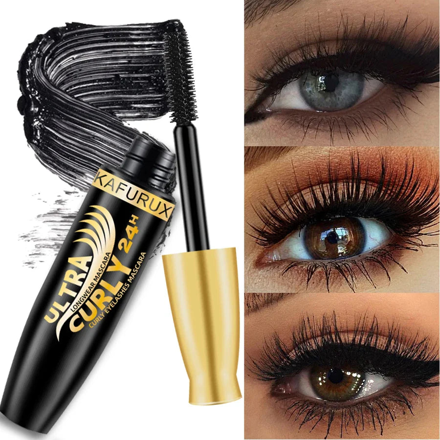 KAFURUX Lengthening Curling Black Mascara – Waterproof