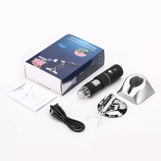 Wifi Handheld Industrial Digital Microscope, Biological Mobile Phone Maintenance, Usb Video Electronic Magnifying Glass 1000X Peaceful Pleasures Health and Wellness 1000X