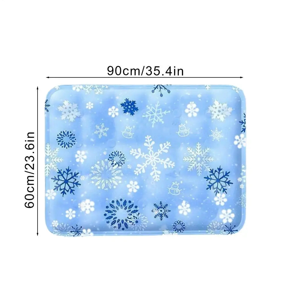 Dog Cooling Mat Summer Pet Cold Bed Extra Large For Small Big Dogs Pet Accessories Cat Durable Blanket Sofa Cat Ice Pad Blanket Peaceful Pleasures Health and Wellness 60X90 CM China Mainland