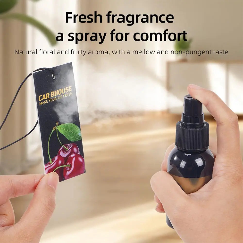 Air Freshener Hand Spray Perfume Car & Home Use Spray With Long-Lasting Fragrance Durable Car Diffuser Peaceful Pleasures Health and Wellness