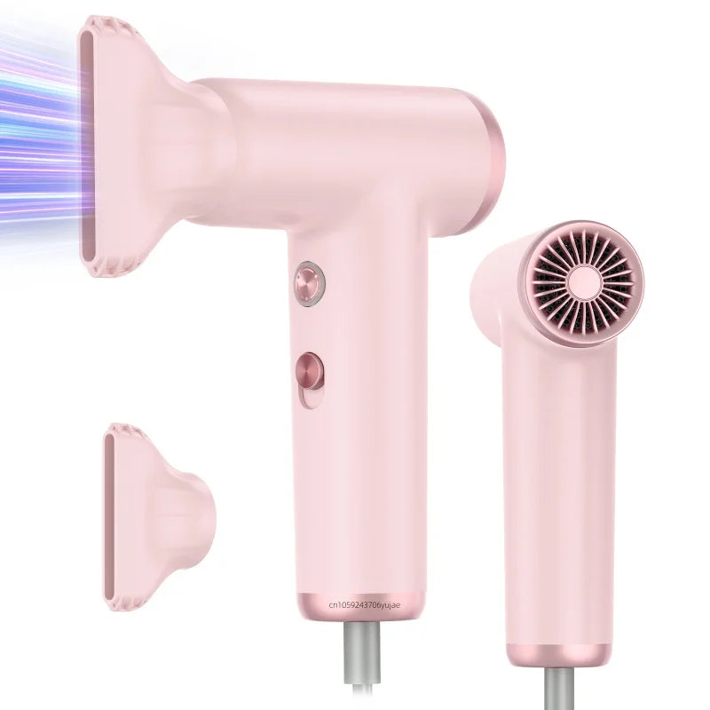 Popular Mini Hair Dryer Portable Travel Constant Temperature Hair Care Negative Ion Cold And Hot Air Gear High-Speed Blower 2025 Peaceful Pleasures Health and Wellness