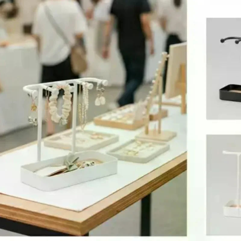 Desktop Jewelry Organizer Stand for Necklaces & Earrings