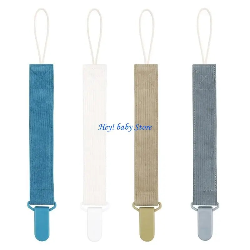 Baby Pacifier Chain Clip Holder Strap – 4 Pack for Newborns
