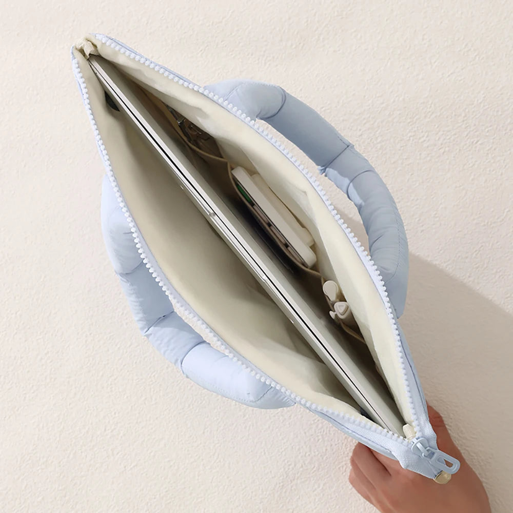 Portable Computer Bag Business Travel Laptop Storage Soft Handheld