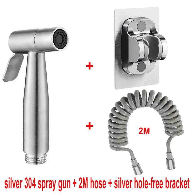 Handheld Bidet Sprayer Set | 304 Stainless Steel Toilet Sprayer
