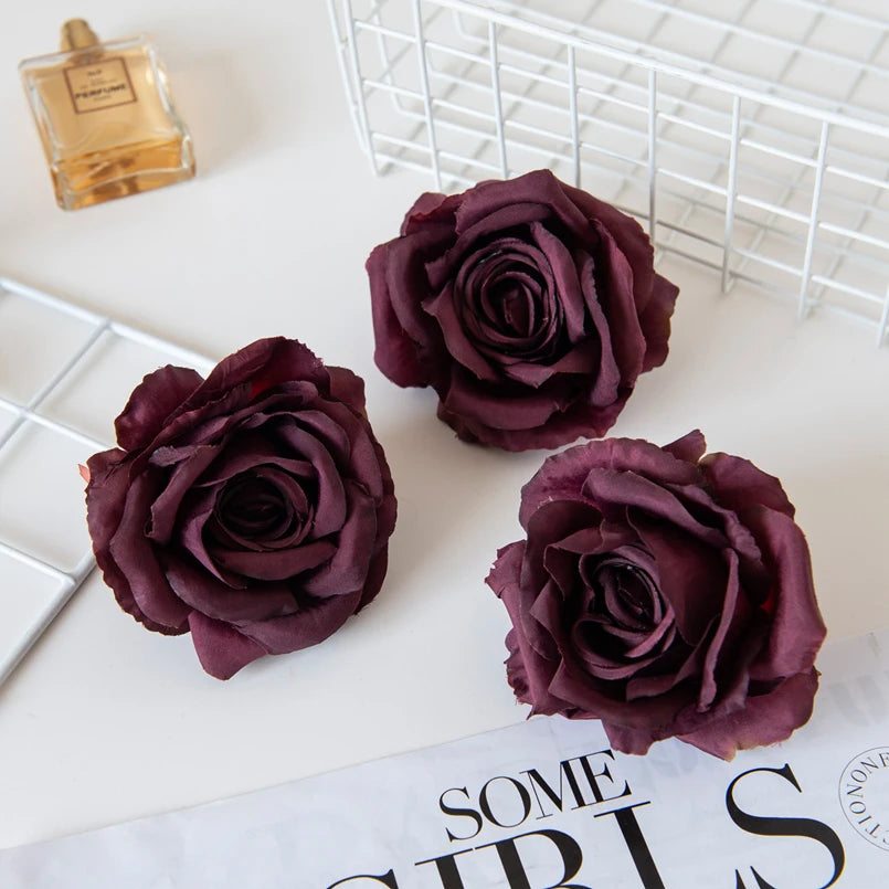 Silk Rose Artificial Flowers for Wedding, Home & DIY Décor