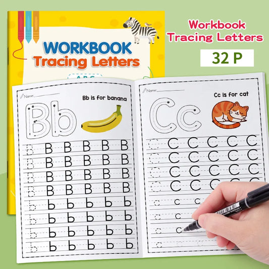 Tracing Letters A-z Uppercase Lowercase Writing Coloring Workbook Peaceful Pleasures Health and Wellness