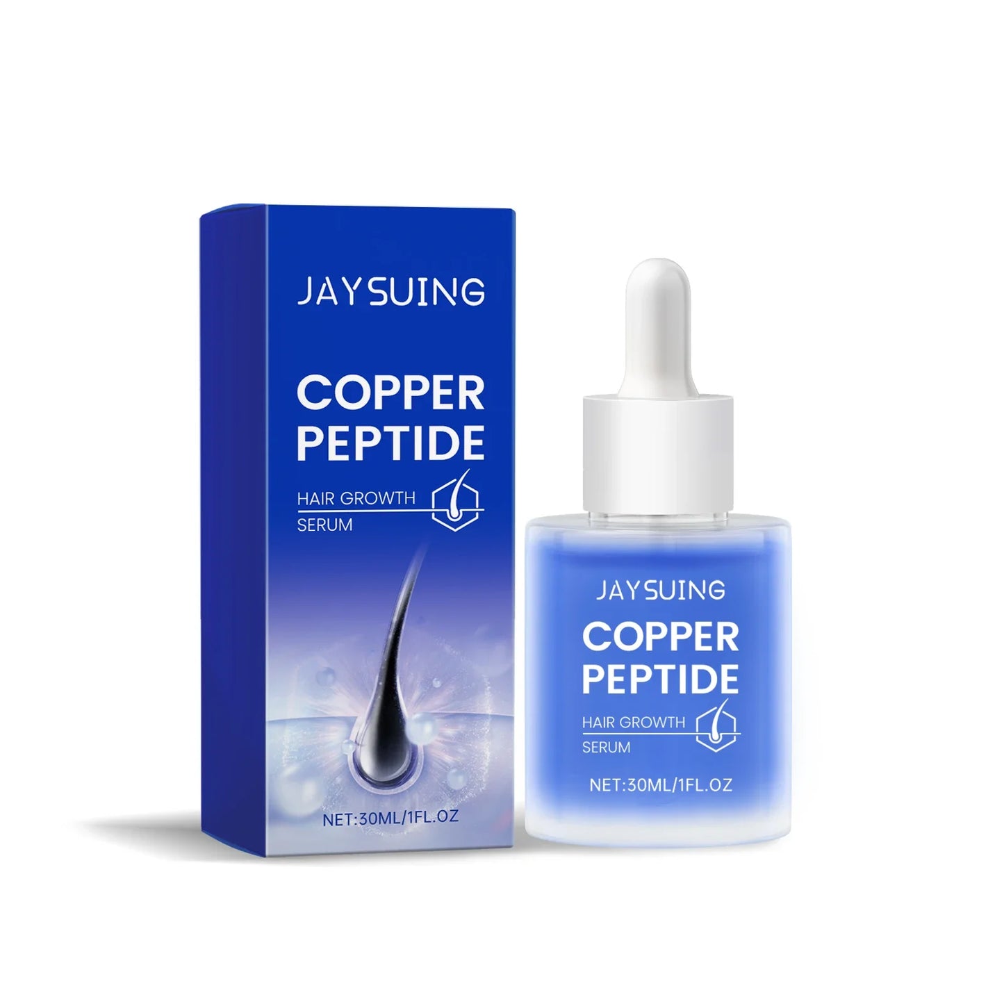 Copper Peptide Hair Growth Set – Shampoo, Serum, Spray & Oil
