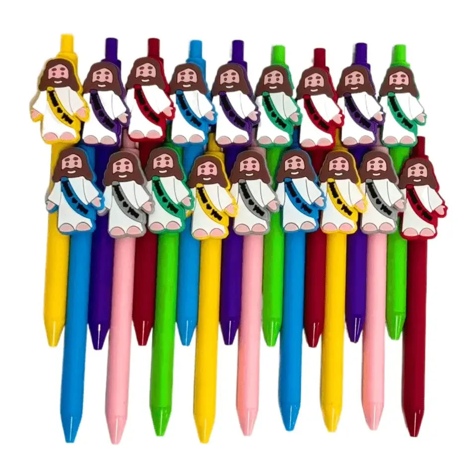 Jesus Faith Theme Ballpoint Pens – Party Gifts & Rewards (6-18 Pc)