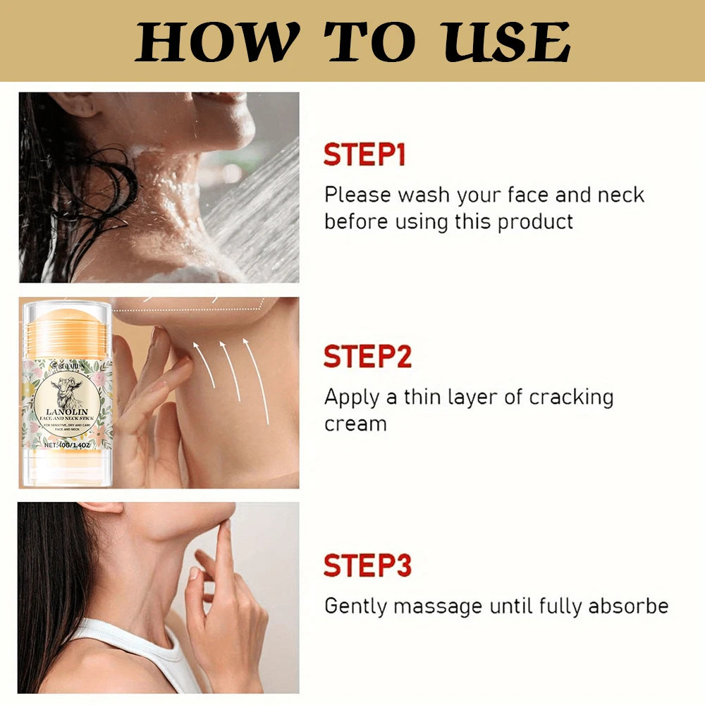 SUYARUN Tallow Neck and Facial Cream Stick Care Moisturizes and nourishes your dry rough skin with deep neck facial cream. Peaceful Pleasures Health and Wellness