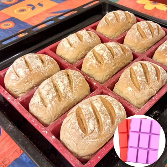 Silicone Mini Loaf Pan Mold – Bread, Cake & Soap Baking Tray Silicone Baking Mold Peaceful Pleasures Health and Wellness