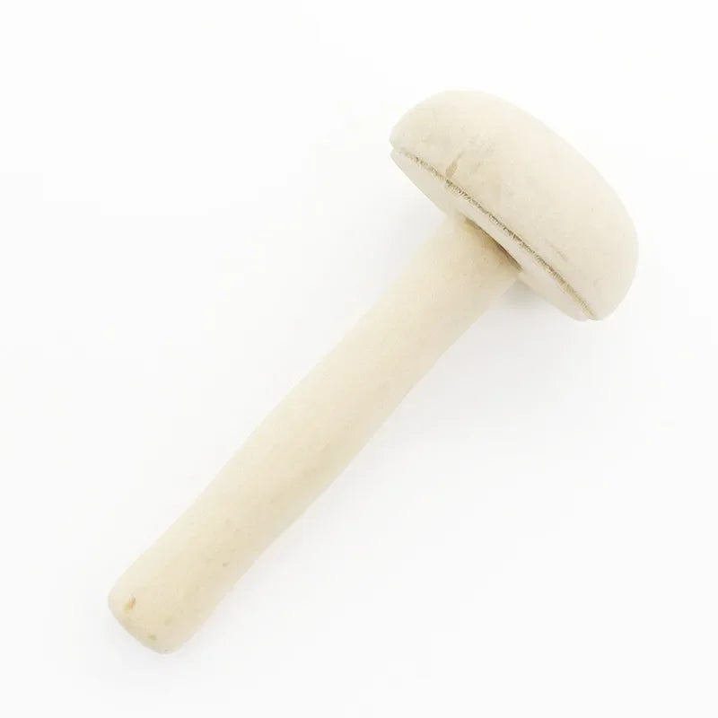 Wooden Mushroom Roller – Printmaking & Ink Rubbing Art Tool