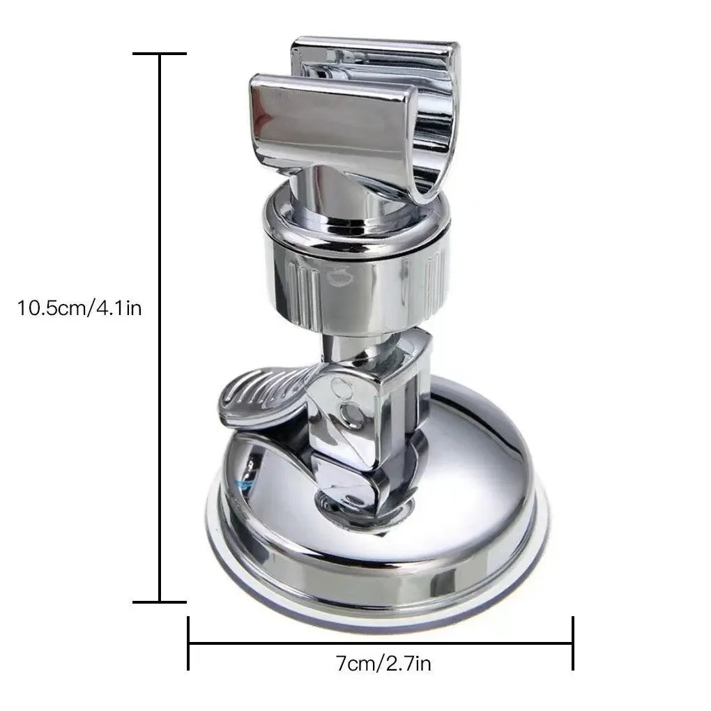 Adjustable Suction Cup Shower Head Holder | 360° No-Drill