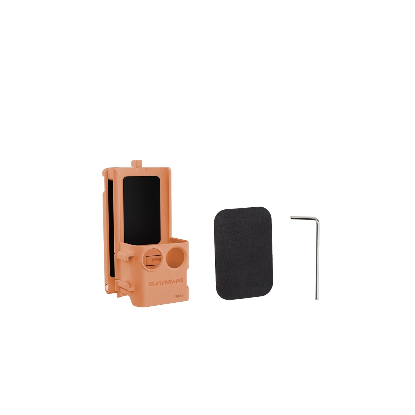 Anti-Drop Magnetic Bracket For DJI Osmo Pocket3 Magnetic Mount Base Cold Shoe 1/4 Expansion Outdoor Photography Accessories Peaceful Pleasures Health and Wellness Orange