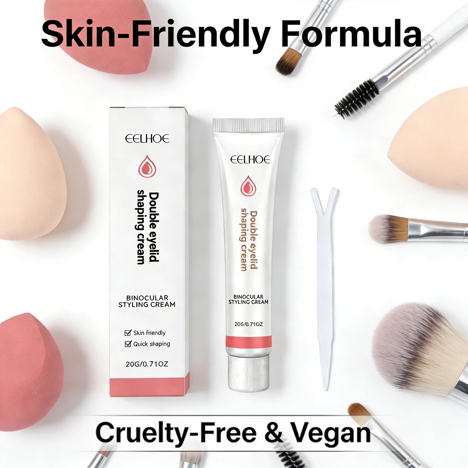 Binocular Styling Cream Quickly Outline Charming Big Eyes Create Perfect Double Eyelid Lightweight Texture Eyelid Setting Cream Peaceful Pleasures Health and Wellness