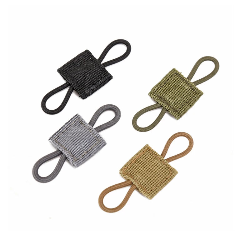 Tactical MOLLE Elastic Rope Straps 4pcs | 600D Nylon Gear Holder