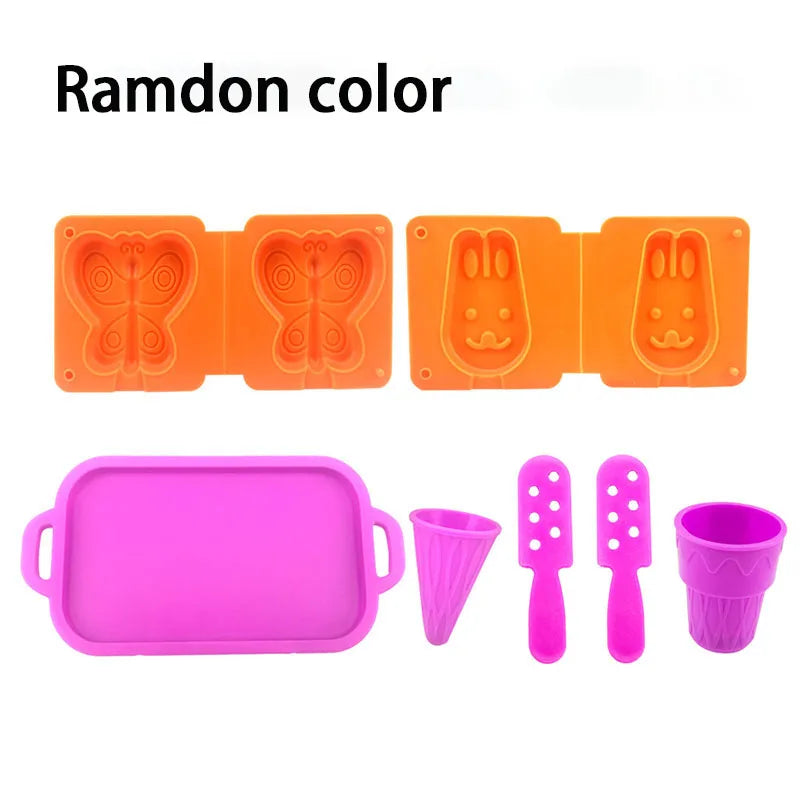 3D Ice Cream Playdough Mold Play Dough Accessories DIY Craft Toys