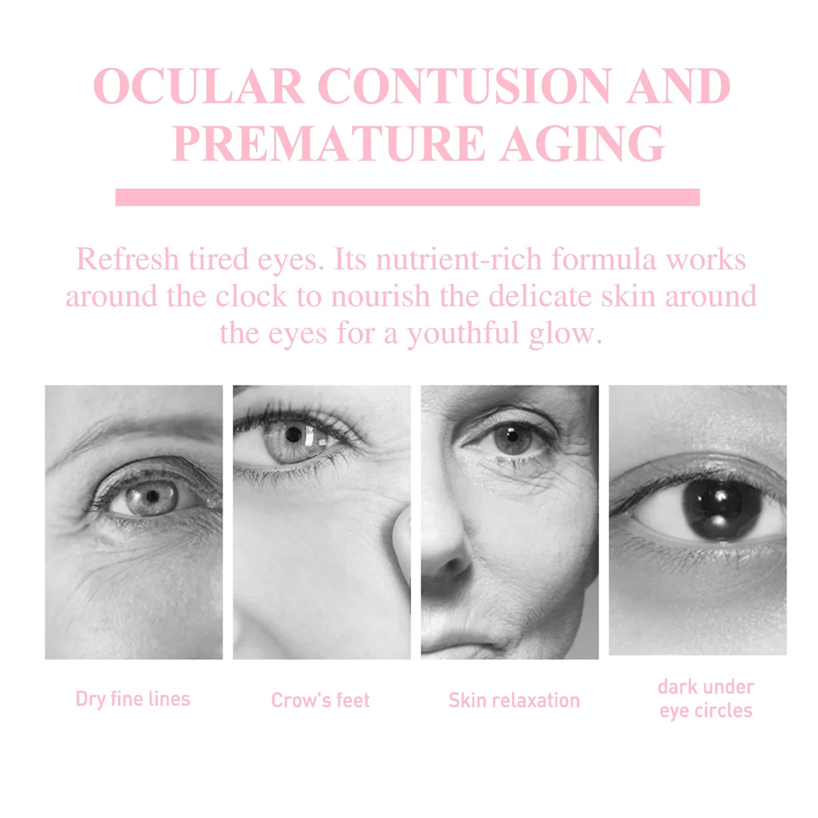 Retinol Eye Cream Stick Lifting Fade Fine Line Remove Dark Circles Eye Bags Anti Puffiness Moisturizing Smoothing Eye Skin Care Peaceful Pleasures Health and Wellness