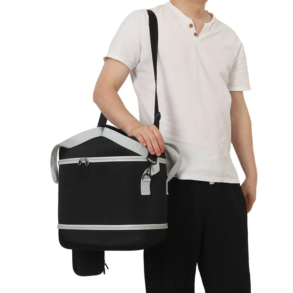Portable Carrying Organizer Bag For Partybox Encore2 Speaker With Shoulder Strap And Microphone Bag Speaker Storage Accessory Peaceful Pleasures Health and Wellness