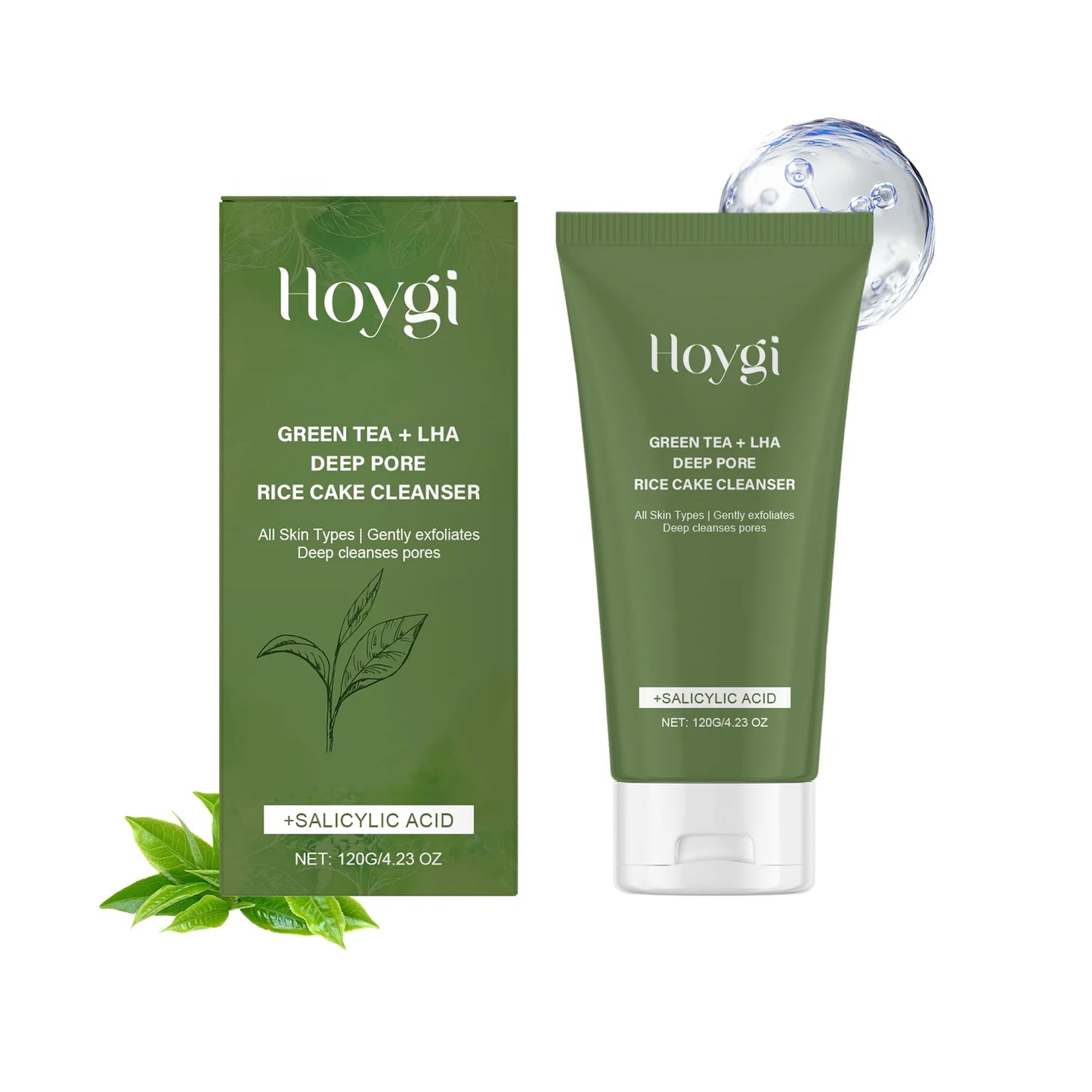 Green Tea Salicylic Acid Face Wash – Pore Refining Cleanser