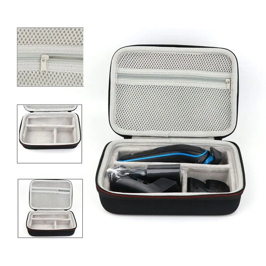 Shockproof Travel Shaver Case | Waterproof EVA Zipper Bag Shaver Travel Case Peaceful Pleasures Health and Wellness