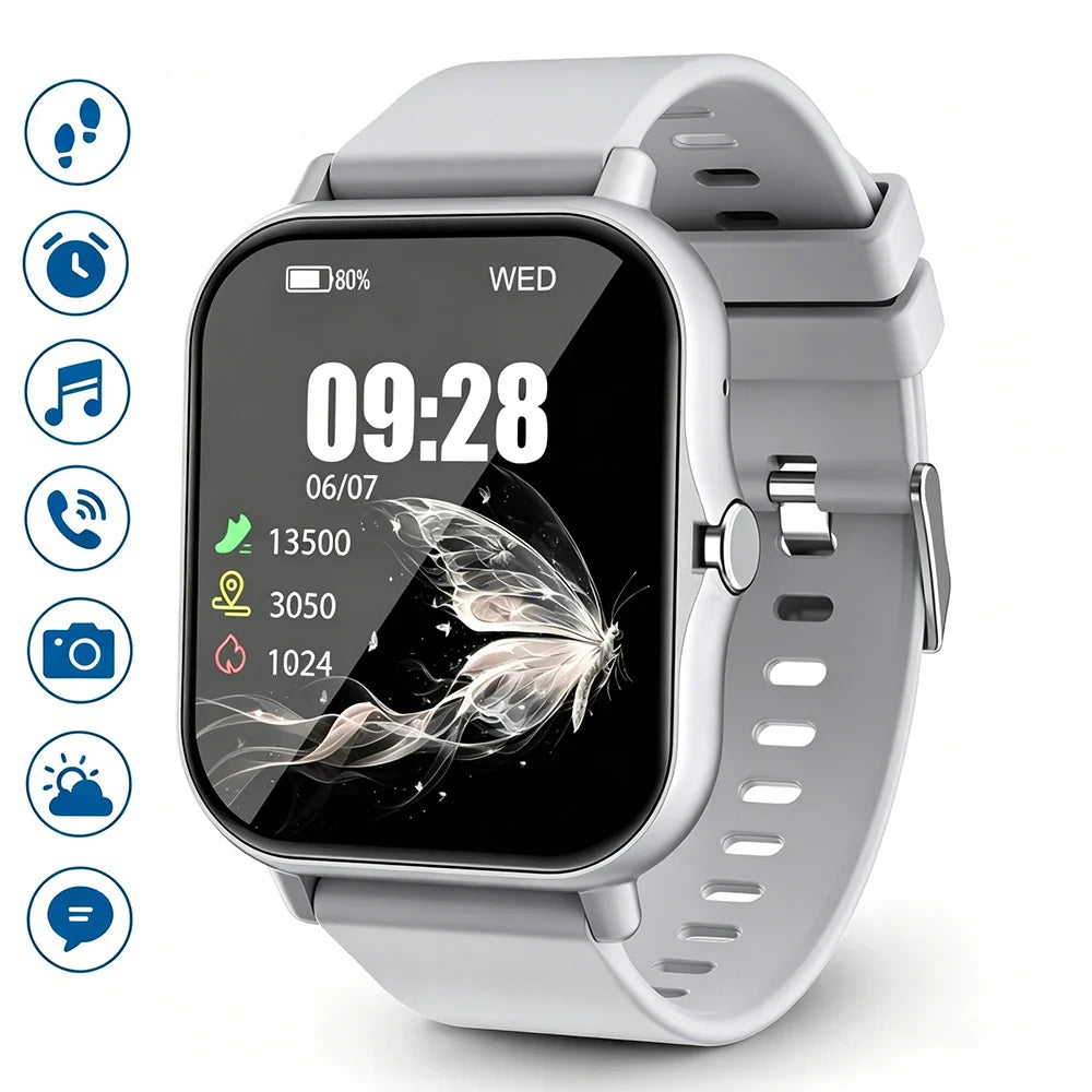 ERUN 1.83" HD Smartwatch – Calling, Sleep & Fitness Tracker