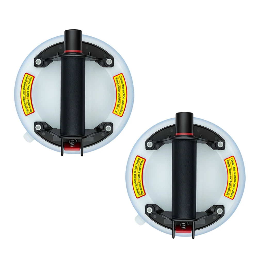 8 Inch 21cm Silicone Vacuum Suction Cup 240lb Loading Capacity Hand Lifter for Glass Ceramic Tile Granite Floor Lifting Tool Peaceful Pleasures Health and Wellness 2 Pcs
