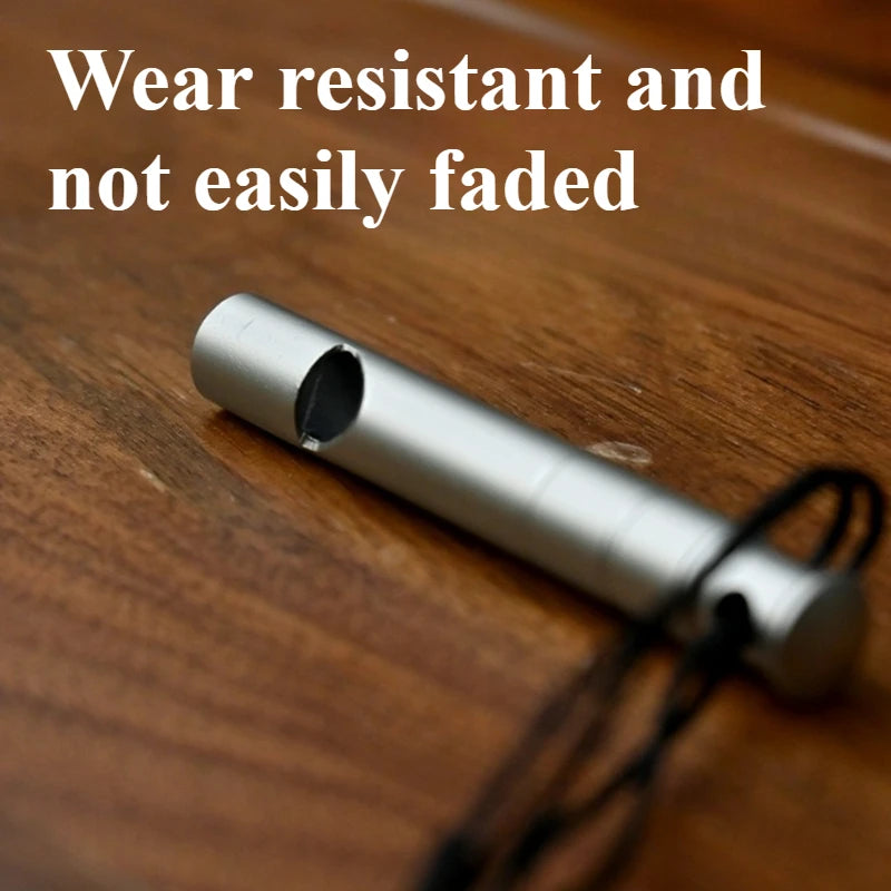 Titanium EDC Emergency Survival Whistle | Hiking & Camping Survival Whistle Peaceful Pleasures Health and Wellness