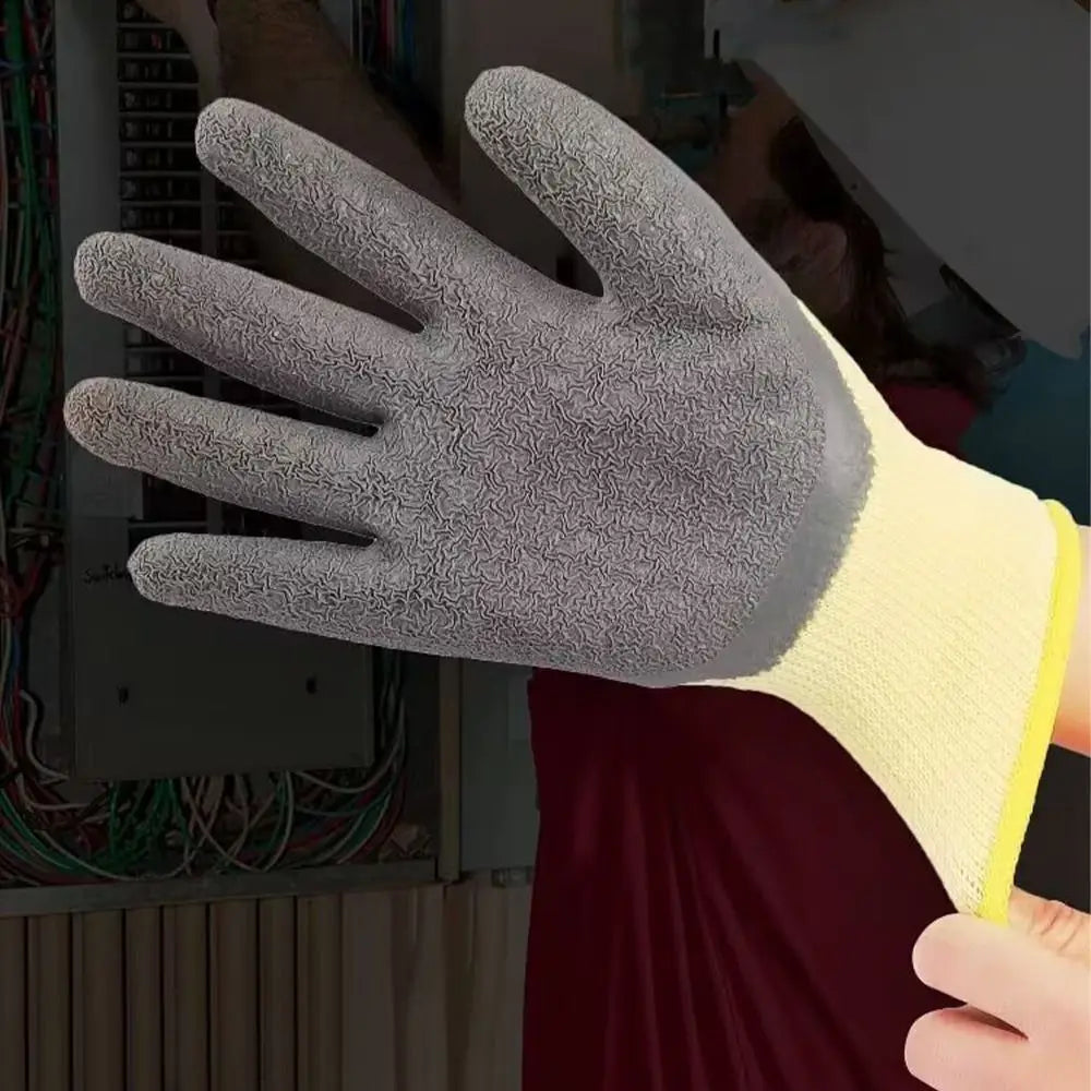 400V Electrician Work Gloves Flexible Nonslip Anti-electricity Gloves Wear-resistant Protective Gloves Hand Protection Peaceful Pleasures Health and Wellness