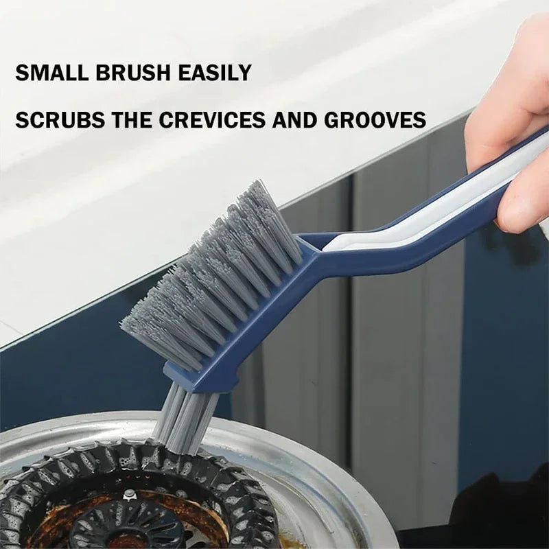 Long-Handle Bathroom Scrub Brush – Tile, Grout & Tub