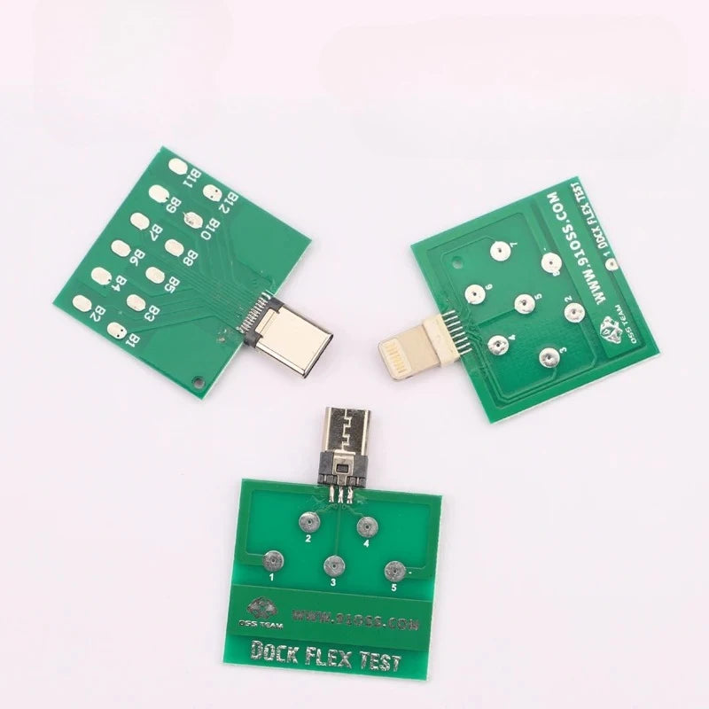 ZK30 Micro USB Dock Flex Test Board for Android IPhone U2 IC Testing/Battery Test Testing/USB Charging Port Testing Peaceful Pleasures Health and Wellness