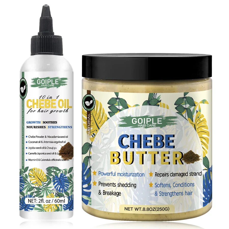 GOIPLE Chebe Hair Conditioner Oil Butter & Powder | Deep Moisture