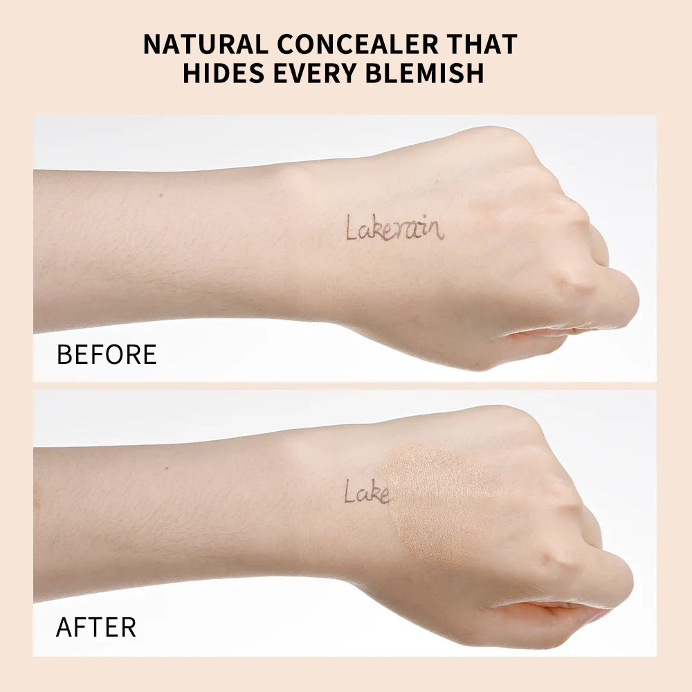 Full Coverage Waterproof Liquid Concealer – Hydrating & Long-Lasting