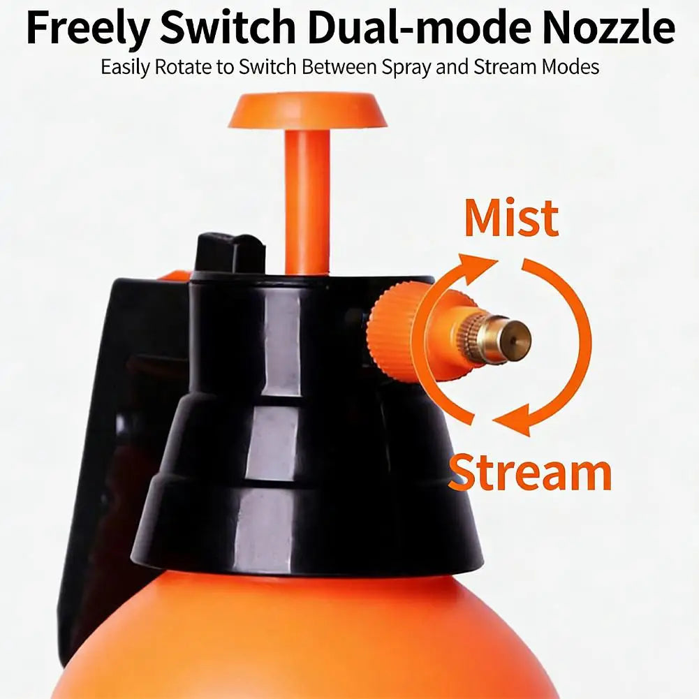 3/2L Hand Pressure Sprayer Spray Bottle Garden Sprayer Head & Metal Extended Nozzle for Watering Cleaning Disinfection Sprayers Peaceful Pleasures Health and Wellness