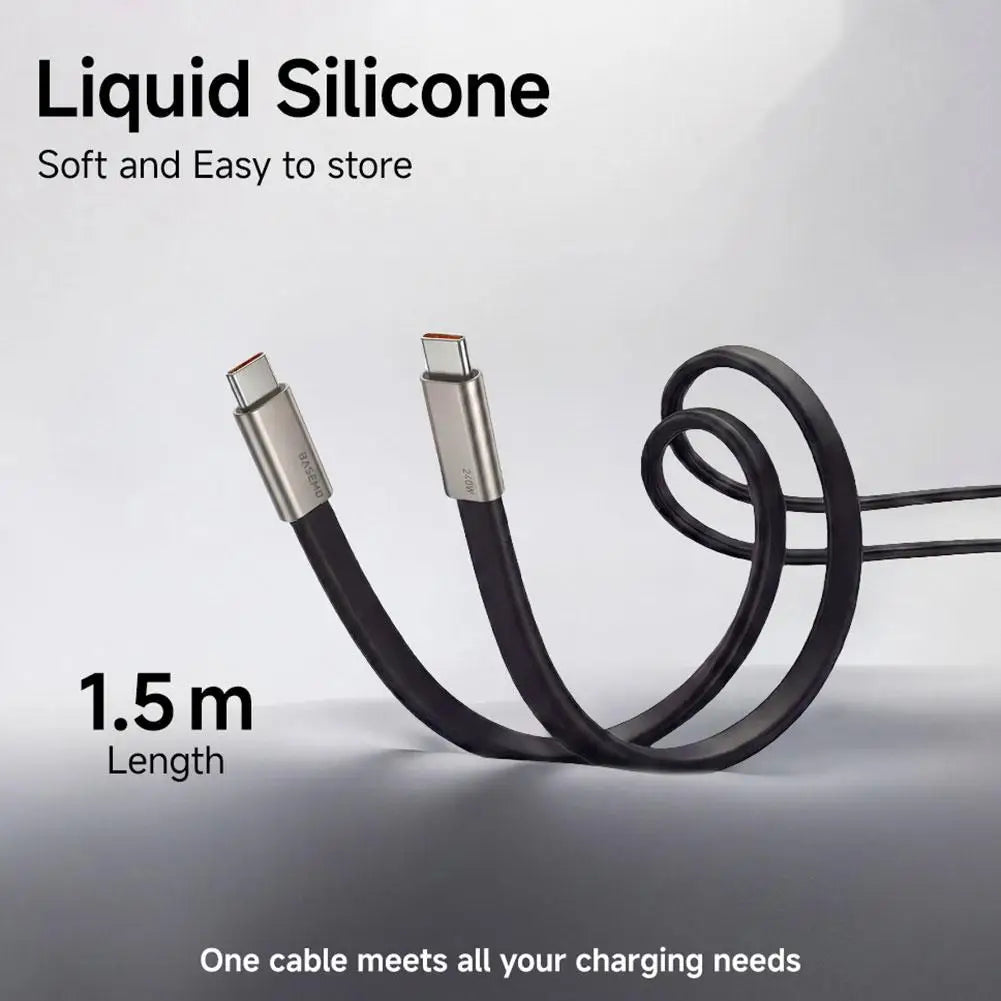 240W Charging Cable With Type-C Magnetic Stand - 2-in-1 Stand Charging Cable For Mobile Phones, Tablets & Gaming Devices Peaceful Pleasures Health and Wellness