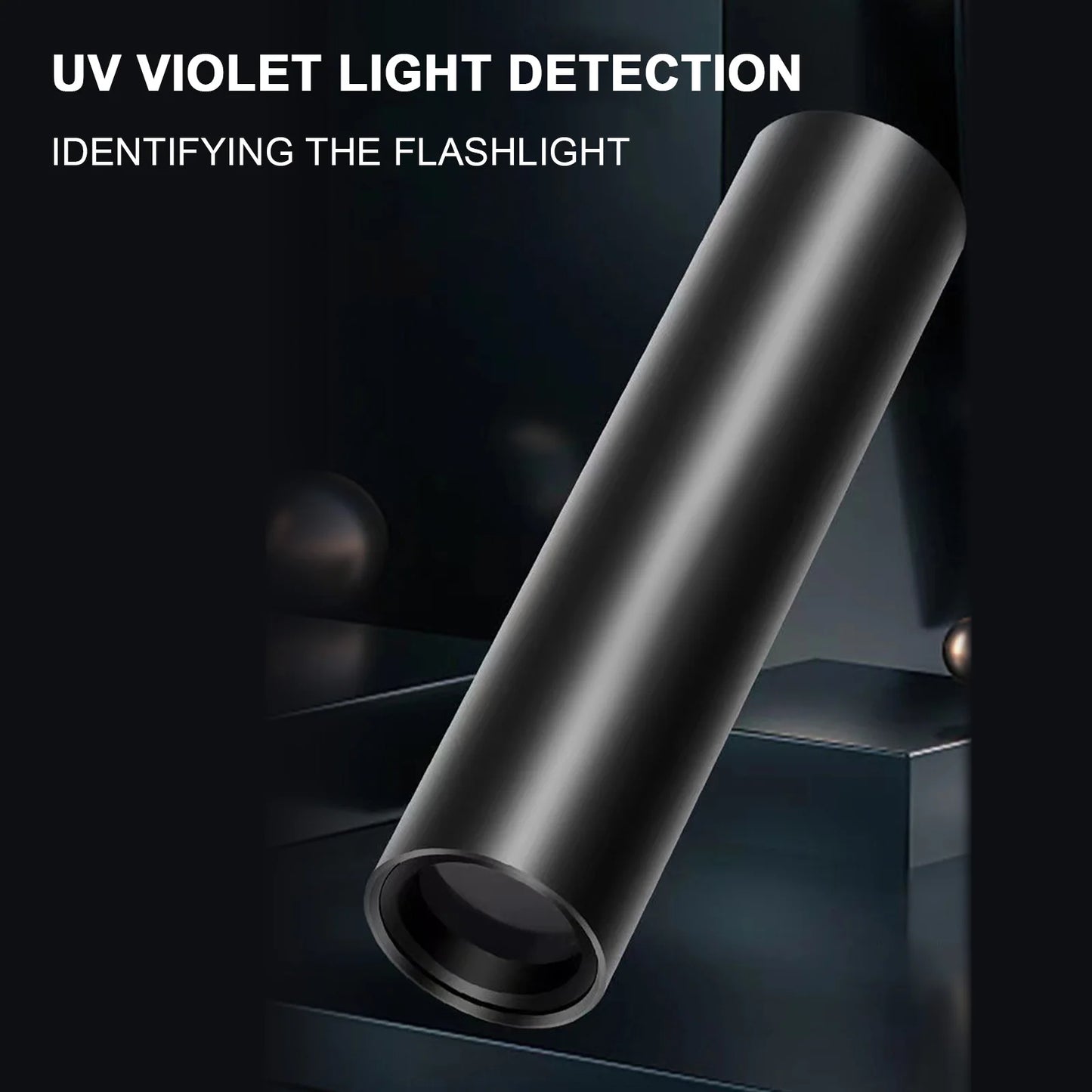 365nm UV Flashlight Pet Fungus Detection Lamp Portable Rechargeable UV Detection Light for Coin Identification Fluorescent Peaceful Pleasures Health and Wellness