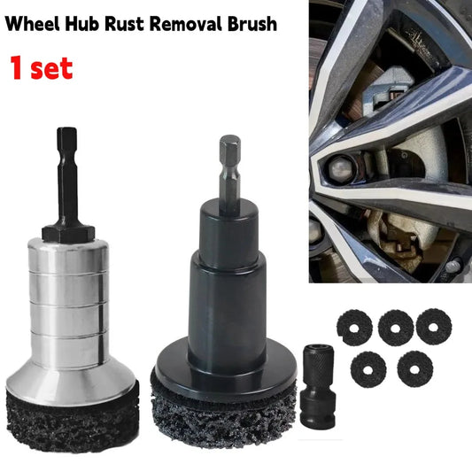 Professional Wheel Hub & Brake Disc Resurfacing Kit Rust Removal Brush Tool for Hub Surface & Stud Car Maintenance Repair Kit Peaceful Pleasures Health and Wellness