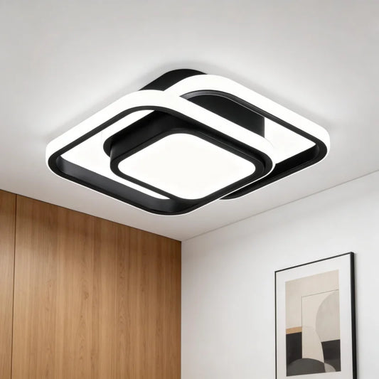 RUNTOIN 22W Modern LED Ceiling Light | Living Room & Hallway LED Ceiling Light Peaceful Pleasures Health and Wellness