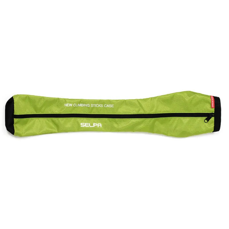Outdoor trekking pole storage bag backpack cross-body portable user-friendly design walking stick bag Peaceful Pleasures Health and Wellness green