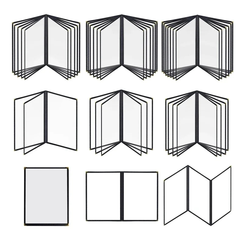 A4 PVC Transparent Menu Cover | Restaurant Menu Holder