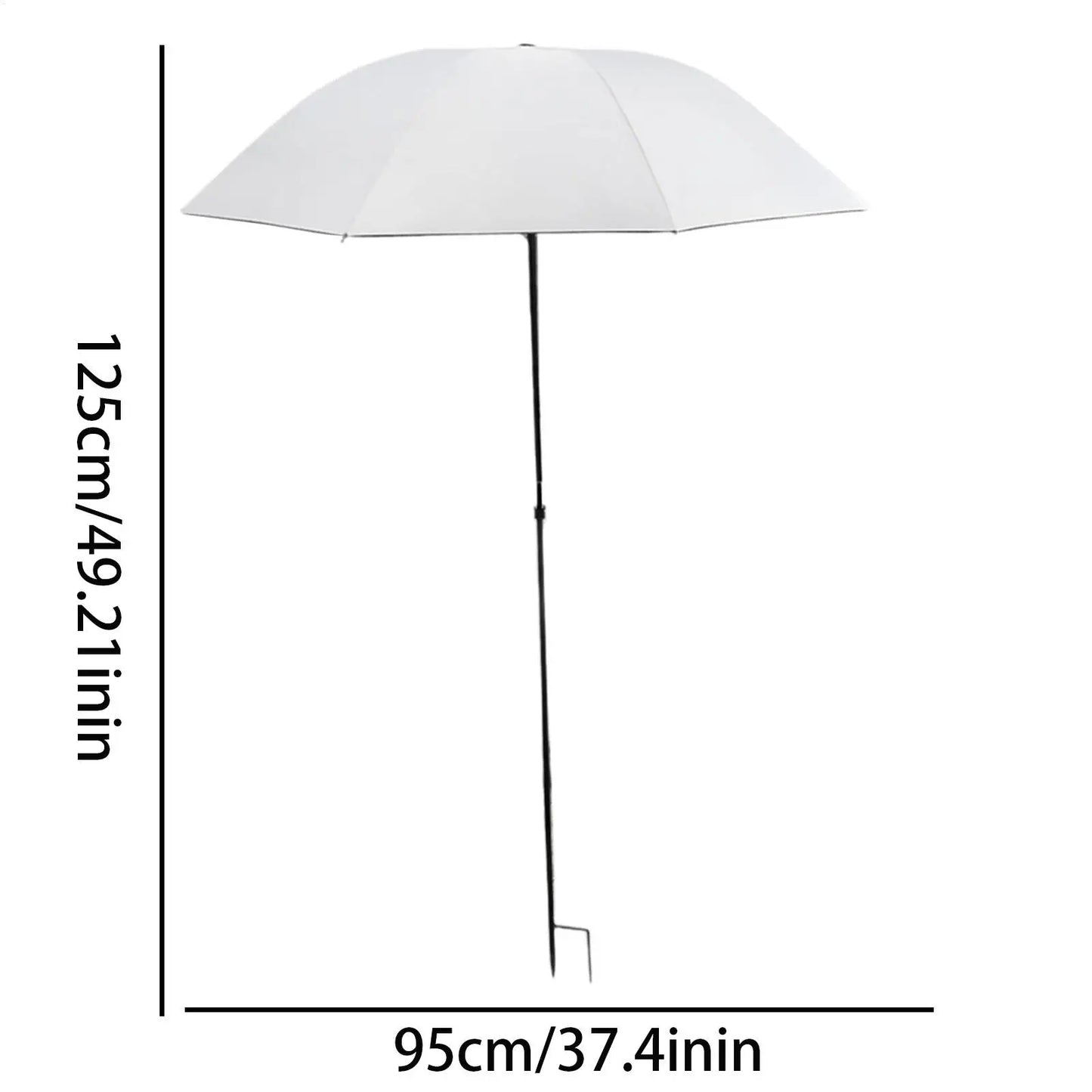 Plant Shade Umbrella with Metal Stake – UV & Rain Shield