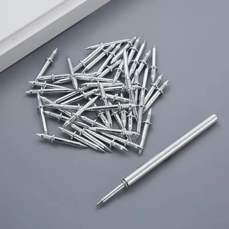 Double Head Seamless Skirting Nails – Rust-Proof Steel 50/100pk