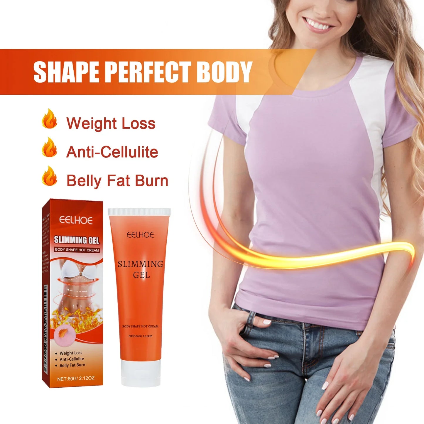 Eelhoe Body Sculpting & Firming Hot Cream 60g